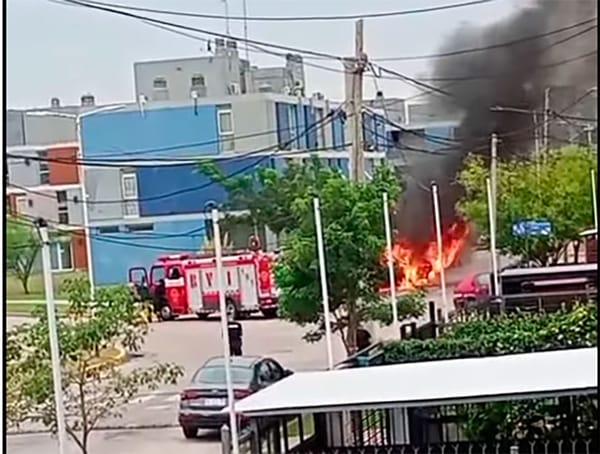Un bombero herido tras explosión en Ituzaingó