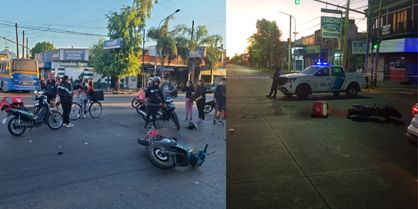 Tragedia en Morón: un delivery murió al chocar contra un colectivo y testigos afirman que cruzó en rojo