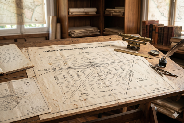 La historia del trazado urbanístico de Ituzaingó de 1872