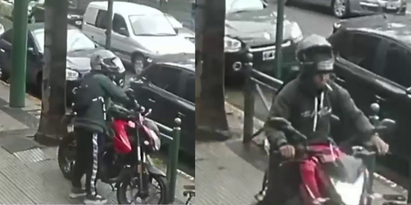Ituzaingó: esperó fumando el momento oportuno y se robó una moto en pleno centro