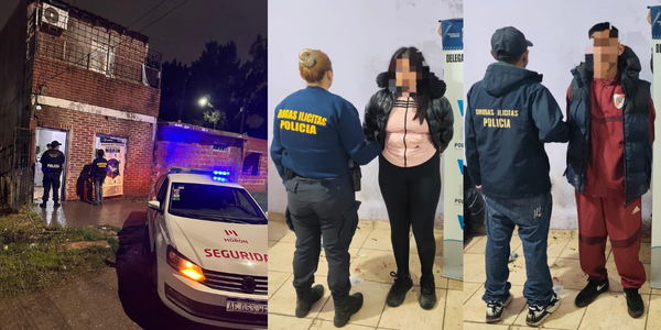 Morón: detuvieron a una pareja que hacía delivery de estupefacientes en moto