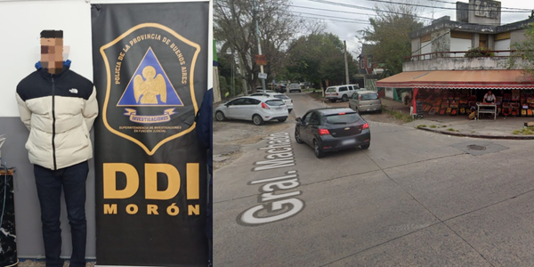 Robó un auto en Castelar y cayó tras estar prófugo de la Justicia durante cuatro años