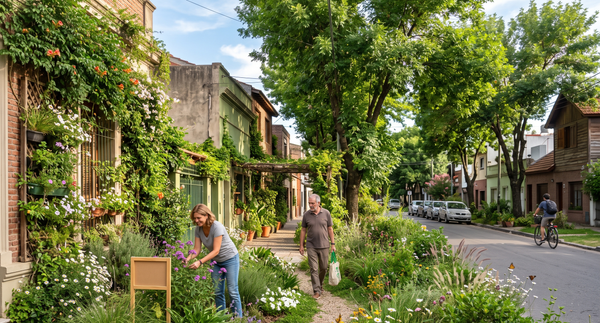 Ituzaingó reverdece: El proyecto que busca transformar nuestras veredas en "jardines vivos"