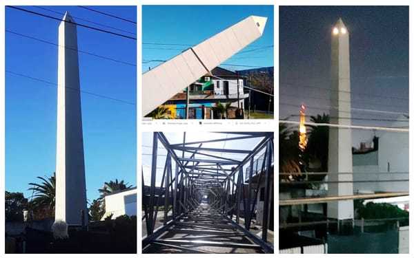 La historia del obelisco itinerante de Ituzaingó