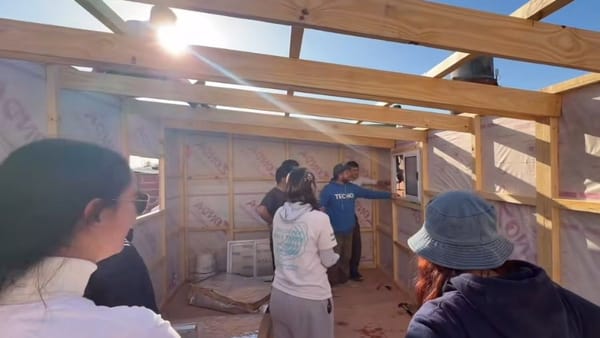 Sofía Gonet participó de una jornada solidaria de TECHO en Moreno