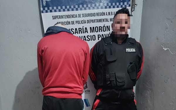 Morón: detuvieron a un menor armado tras amenazar y disparar contra un vecino