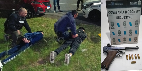 Feroz persecución desde Ituzaingó a Ciudadela: dos detenidos, autos recuperados y armas secuestradas