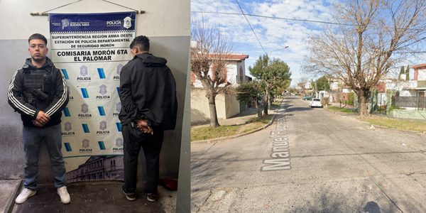 El Palomar: trepó los muros de una casa para robarle a un jubilado y terminó detenido