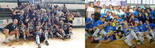 Racing Femenino – Boca Masculino, los campeones de la Supercopa Futsal AFA 2022