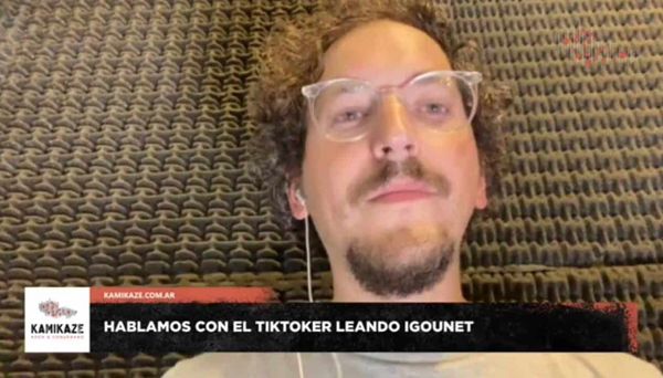 Leandro Igounet charló con Radio Kamikaze sobre su éxito en TikTok