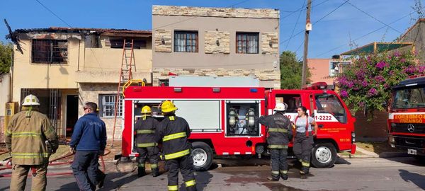 Ituzaingó: Se incendió una vivienda en Trole y Lucero