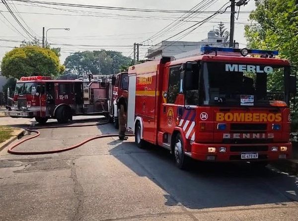 Merlo: una beba de 9 meses murió en un incendio en Parque San Martín