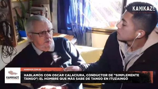 Oscar Calaciura, el ituzainguense que más sabe sobre tango en el conurbano