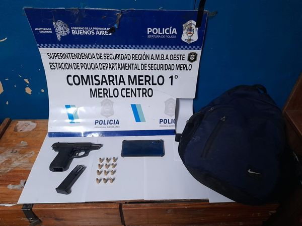 Merlo: Un delincuente robó y lo detuvieron otros comerciantes que lo entregaron a la policía