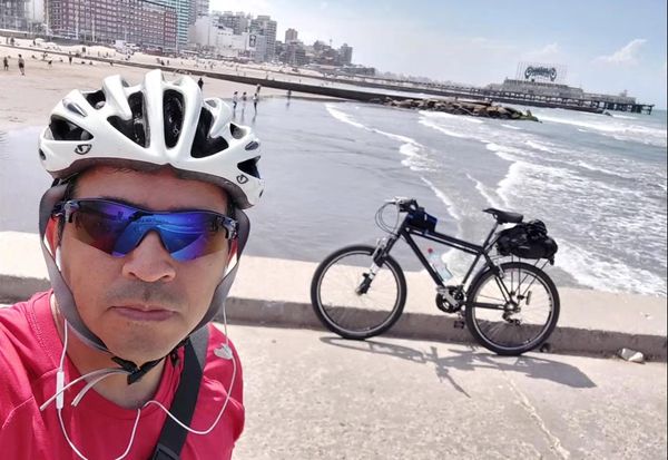 Falleció Mario Díaz, el cicloturista más famoso de Ituzaingó