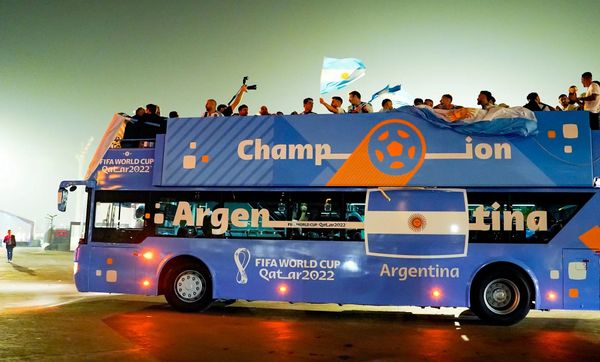 Los campeones del mundo llegarán esta madrugada a Ezeiza