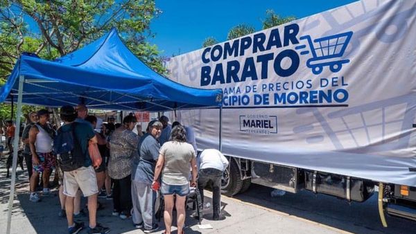 Moreno: ya comenzó a funcionar el programa "Comprar Barato"