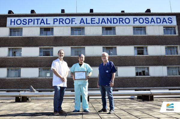 Hospital Posadas: un equipo de médicos recibió un importante reconocimiento