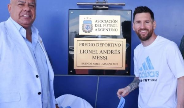 El predio de la AFA pasó a llamarse “Lionel Messi”