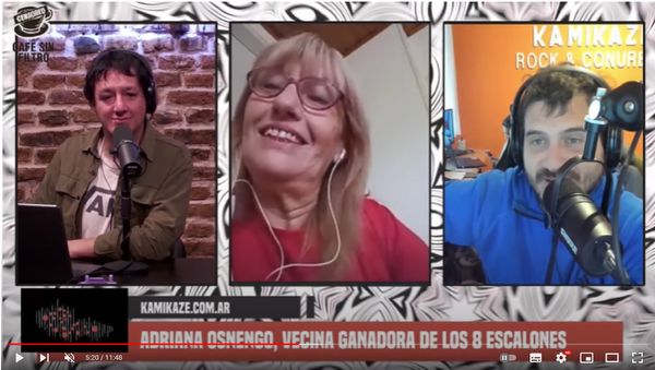 La vecina de Ituzaingó que ganó "Los 8 Escalones" habló con Radio Kamikaze