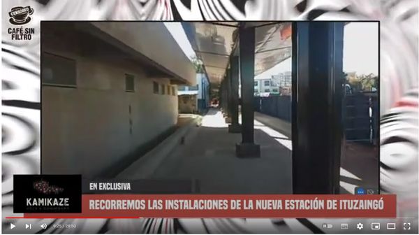 Una recorrida por la Estación Ituzaingó que está pronta a inaugurarse