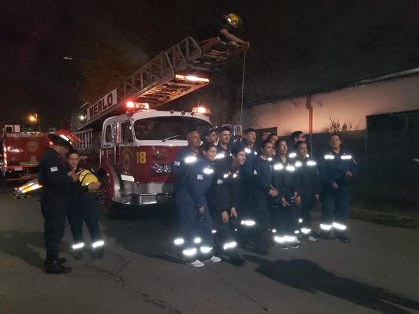 Los Bomberos Voluntarios de Merlo festejaron su día