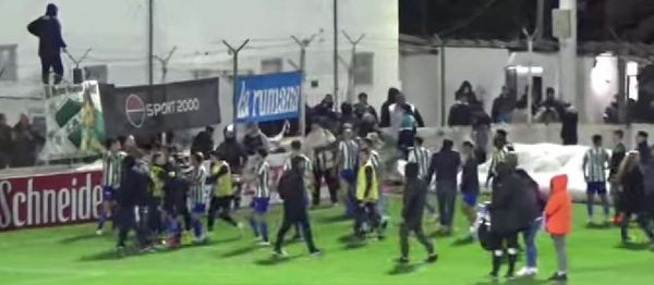 Identifican a los agresores del último partido del CAI y no podrán ingresar a la cancha