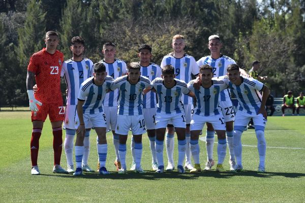 La Selección Sub 23 disputó un encuentro amistoso en Ezeiza