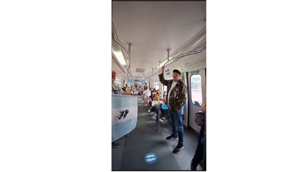 El valiente testimonio de un veterano de Malvinas de Ituzaingó en el Tren Sarmiento