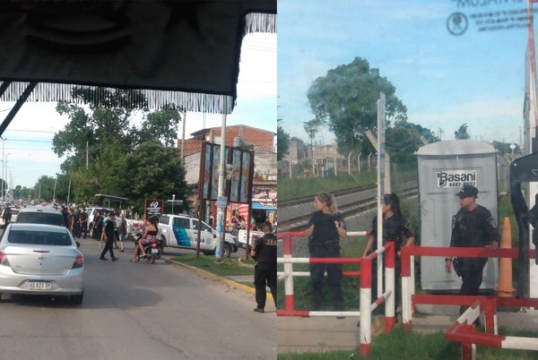 Vecinos indignados cortaron las vías de la estación Merlo Gómez y fueron reprimidos por la policía
