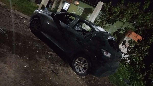 Encontraron el auto de los asesinos de la mujer en Castelar